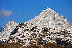 Gokyo Ri 04-5 Makalu West Face Close Up From Gokyo Ri Before Sunset